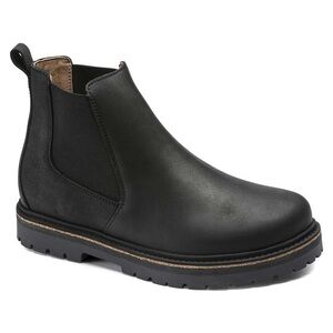 Birkenstock Stalon Nubuck Leather Boot - Black - EU 37, Ladies 6